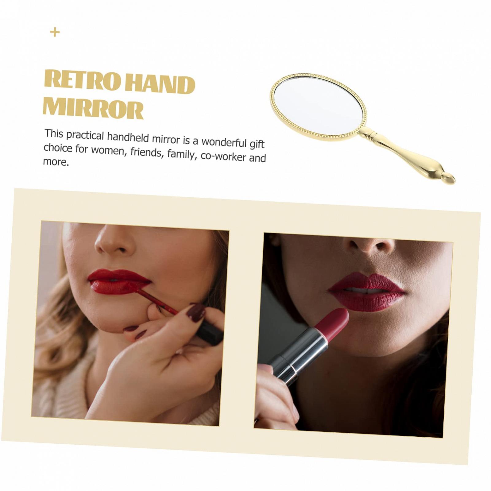 Дзеркало Angoily Portable Oval Mirror Vintage Zinc Alloy, фото №4 Дзеркало Angoily Portable Oval Mirror Vintage Zinc Alloy, фото №4