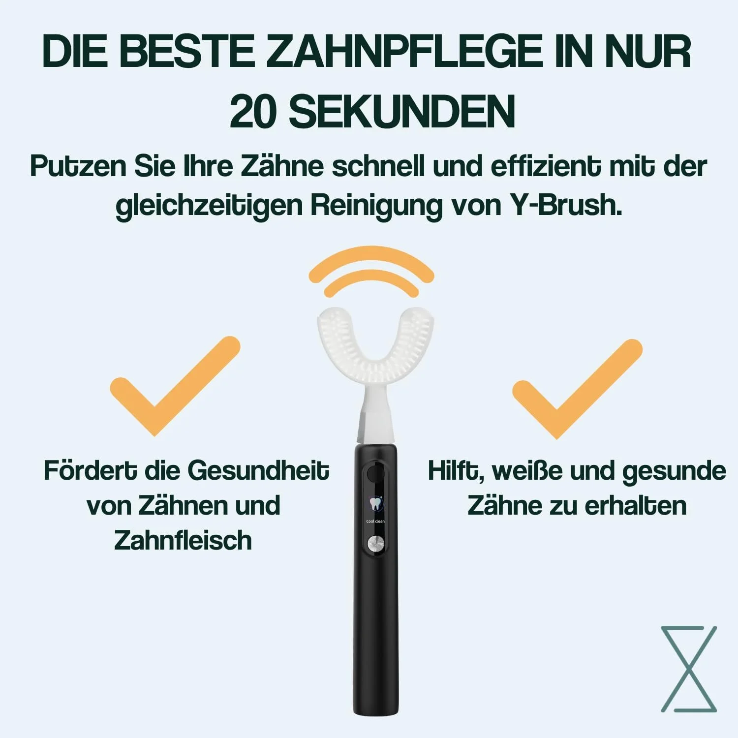 Электрическая звуковая зубная щетка Y-Brush Ultra автоматическая с отбеливанием 6 месяцев автономной работы для взрослых, фото №3