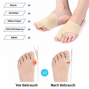 Роздільники для пальців ніг Hallux Valgus Eumspo, 6 шт. synthetic.ua - Фото 1