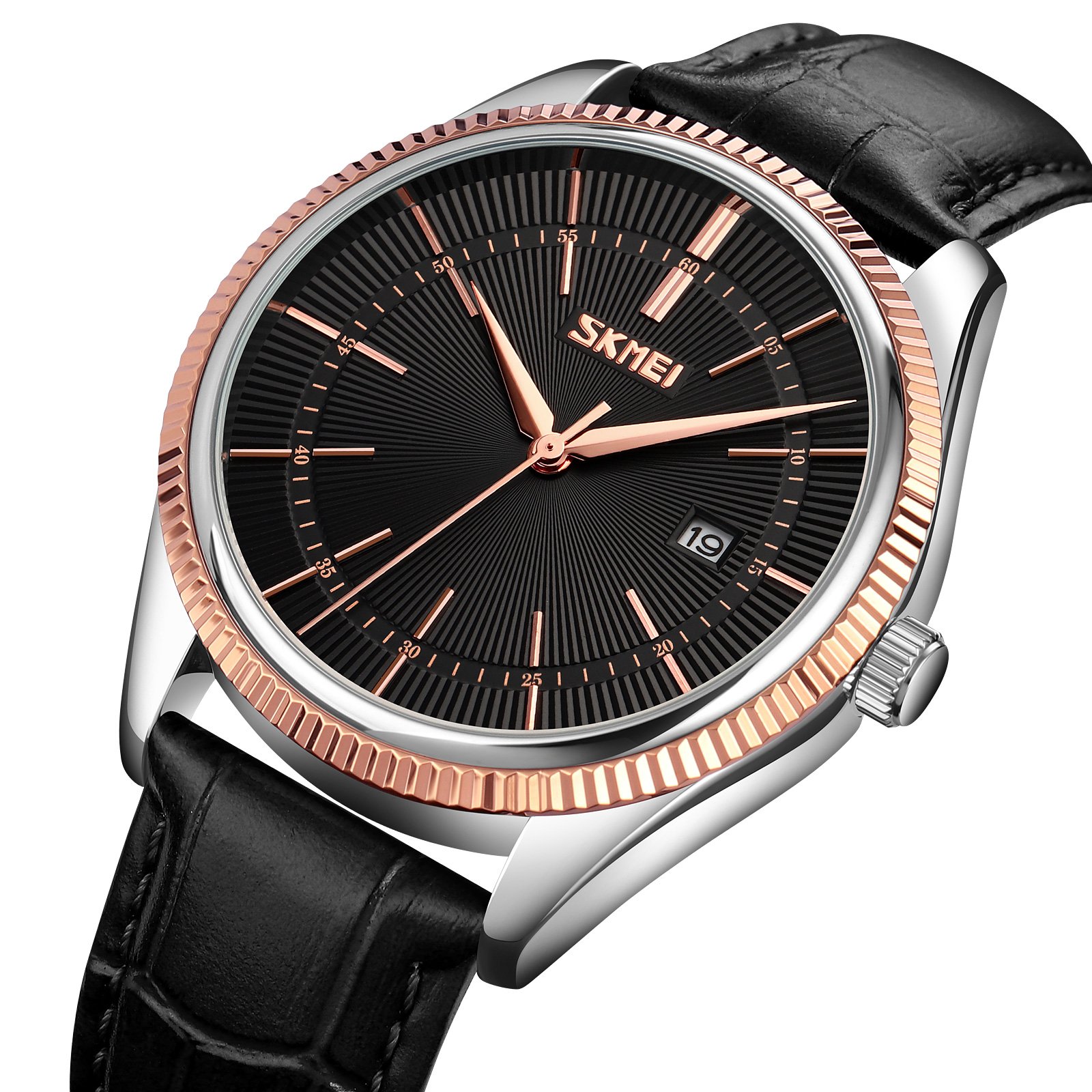 Годинник Skmei 9298TRGBK Rose-Gold Black, фото №2