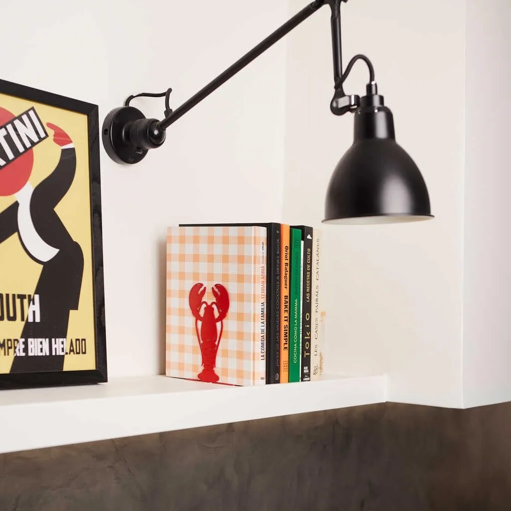 Держатель для книг Balvi Lobster В форме лобстера Металл Красный, фото №6