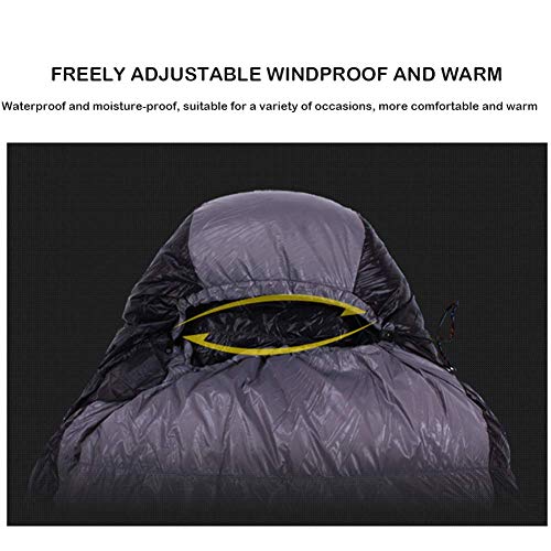 Спальний мішок Zwei-Wege-Reißverschluss Двостороння застібка-блискавка 4 сезонів Еластичний капюшон, фото №2