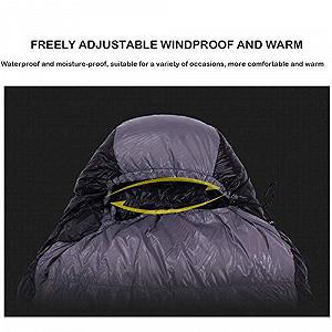 Спальный мешок Zwei-Wege-Reißverschluss Двусторонняя застежка-молния 4 сезона Эластичный капюшон synthetic.ua - Фото 1