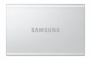 Портативный SSD Samsung T7 Resurrected MU-PD1T0G/WW 1 ТБ USB 3.2 Gen.2 Metallic Silver - Фото 1