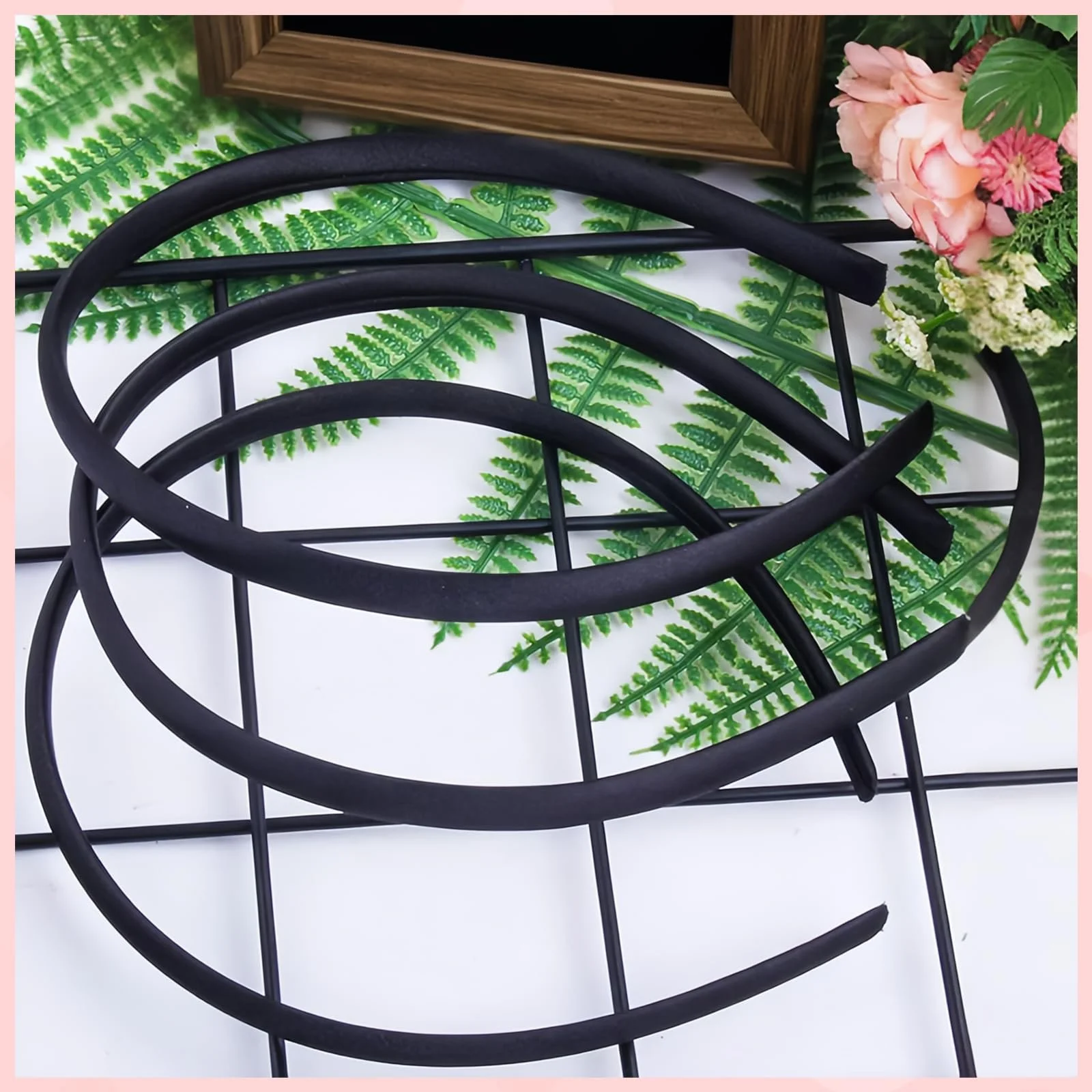 Набір обручів 30 шт, атлас, 1 см, фото №4