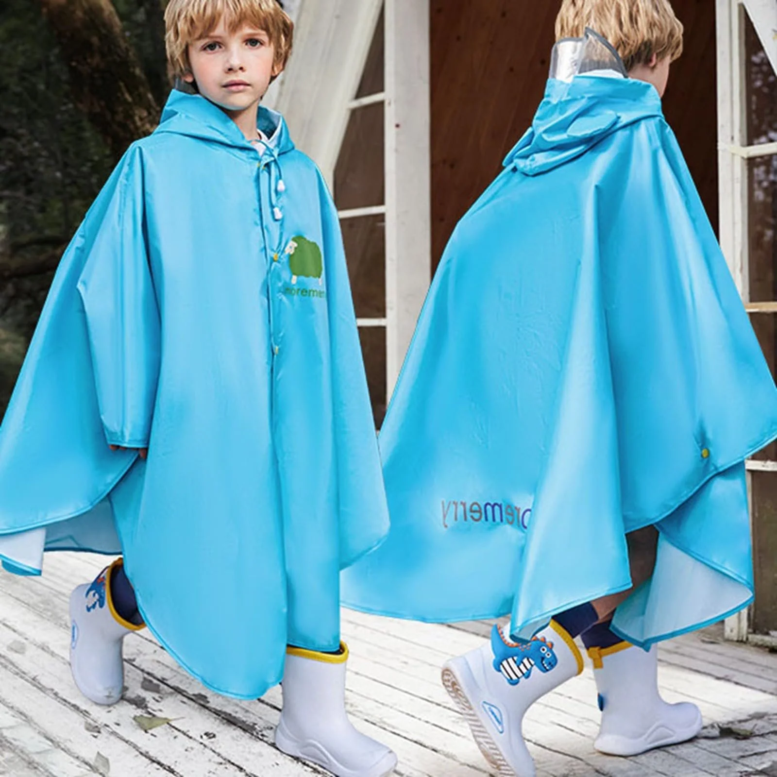 Дождевик Детский для девочек и мальчиков Легкая куртка софтшелл Однотонная больших размеров Переходная куртка Тонкая дождевая куртка из мягкой ткани Куртка для походов для семейных путешествий, походов и фестивалей, фото №2 Дождевик Детский для девочек и мальчиков Легкая куртка софтшелл Однотонная больших размеров Переходная куртка Тонкая дождевая куртка из мягкой ткани Куртка для походов для семейных путешествий, походов и фестивалей, фото №2