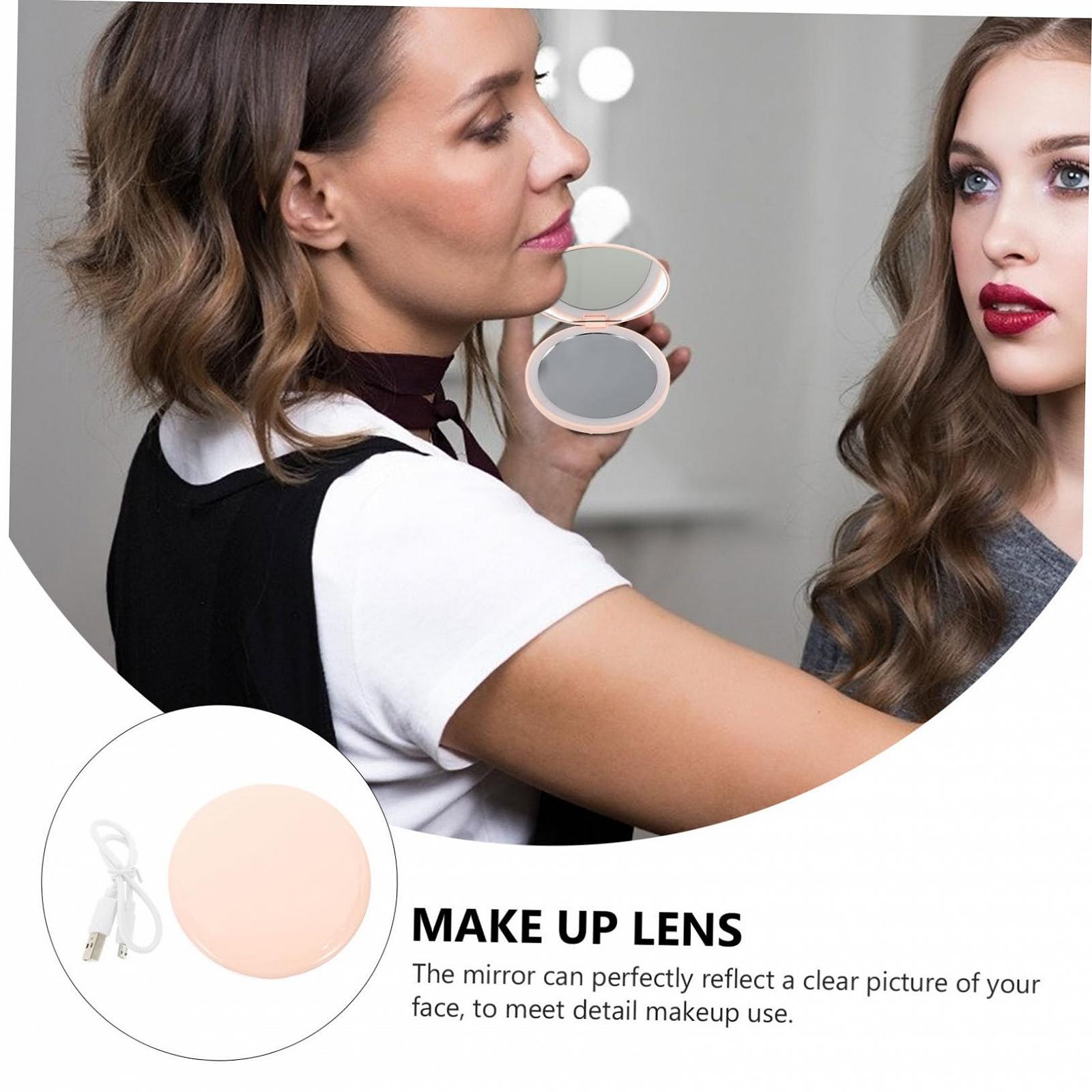 Зеркало Angoily Mini Mirror с подсветкой для макияжа, фото №3