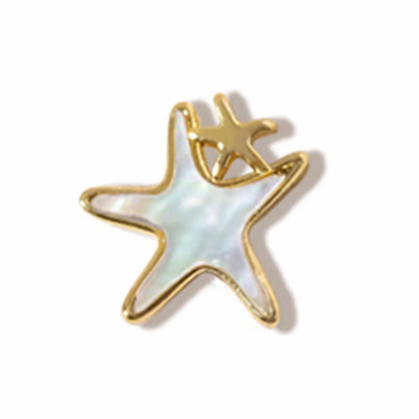 Прикраса для нігтів Бантик Морська зірка Стрази Самоцвіти, фото №2