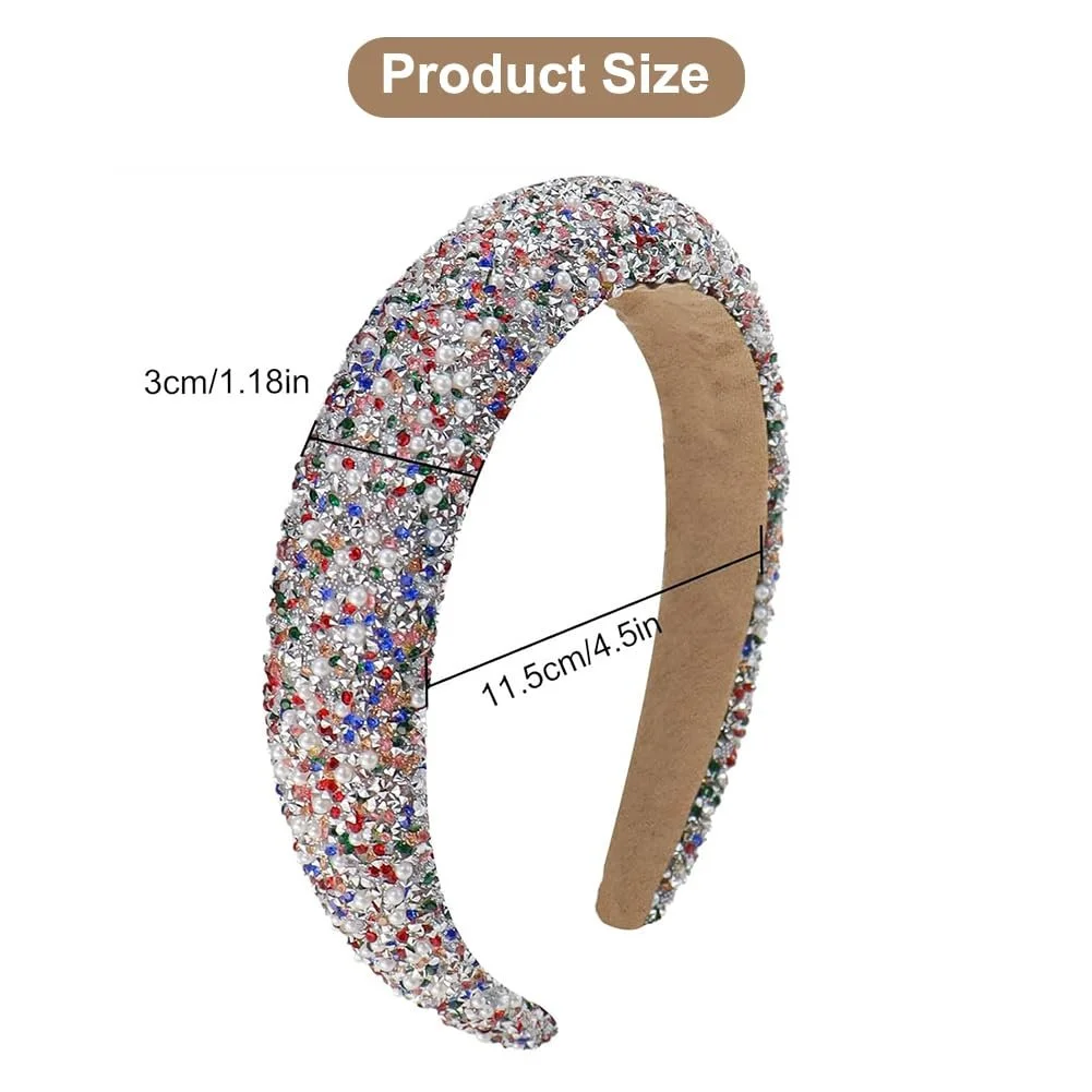 Обруч для волосся широкий з м'якою підкладкою, фото №5