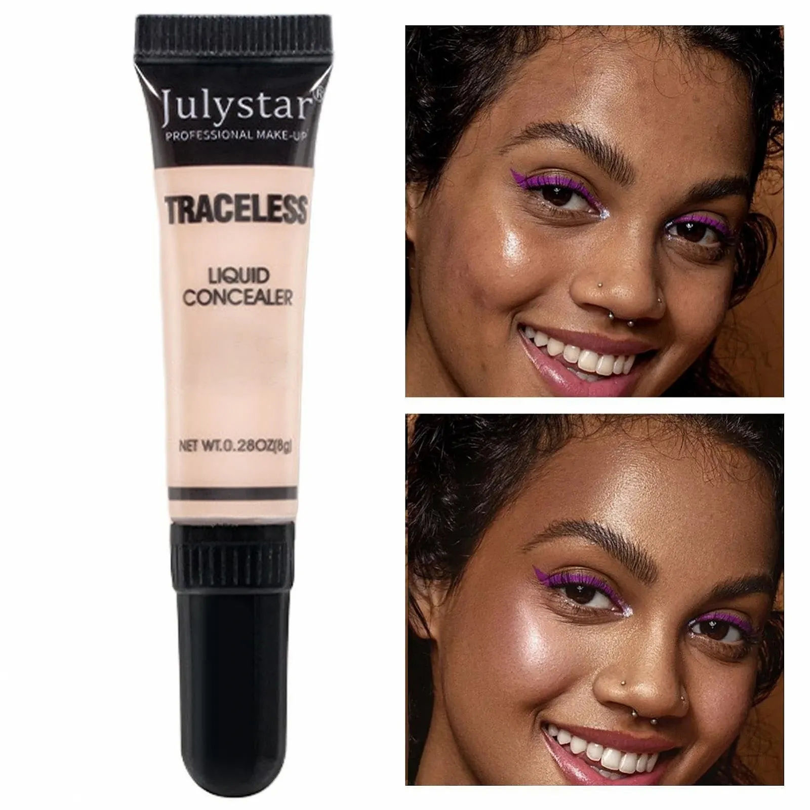 Консилер для шрамів Водостійкий Повне покриття для темних плям Cover Perfection Attachment Рідка формула Shenrongtong, фото №6