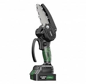 Аккумуляторная цепная пила Tanzu Шина 4 дюйма 1 аккумулятор 2 цепи synthetic.ua - Фото 1