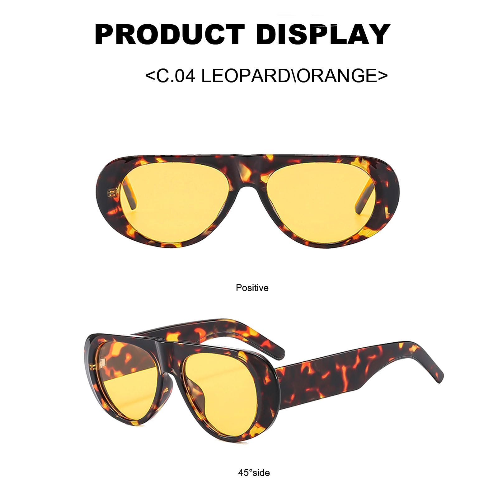 Солнцезащитные очки Long Keeper круглые винтажные большие ретро овальные черные UV400, фото №5