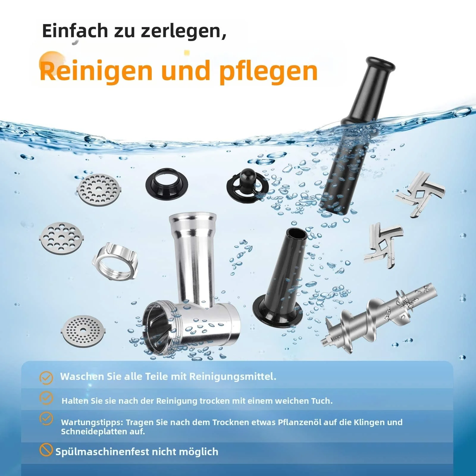Электрическая мясорубка CHEFFANO 2000 W, фото №6 Электрическая мясорубка CHEFFANO 2000 W, фото №6