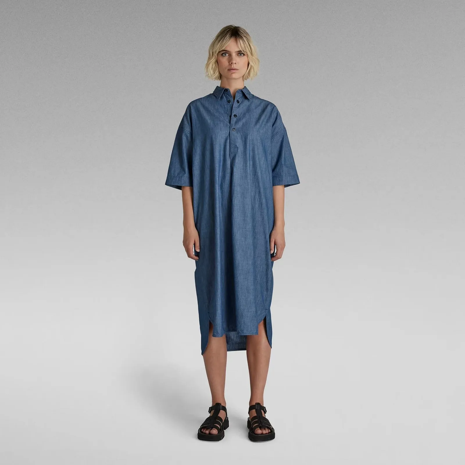 Женское платье G-Star RAW Long Shirt Dress - L, фото №1