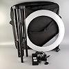 Кільцева лампа 18" AGM Touch Ring Light зі штативом / 3000K-6000K / Сенсорне управління / Bluetooth / Чорна Б/В Хороший
