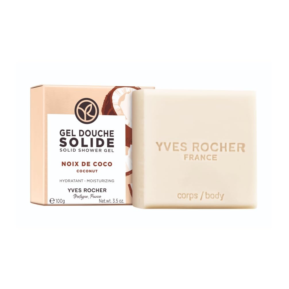 Твердый гель для душа Yves Rocher Coconut 100 г, фото №1