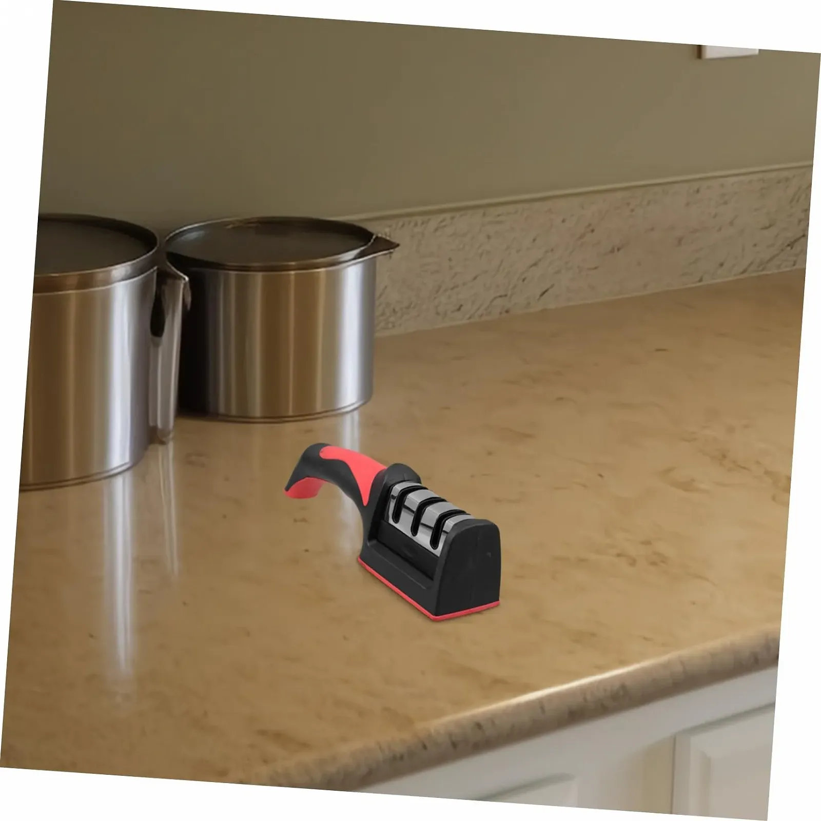 Точило для ножів ERINGOGO триступенева багатофункціональна з нержавіючої сталі, фото №6