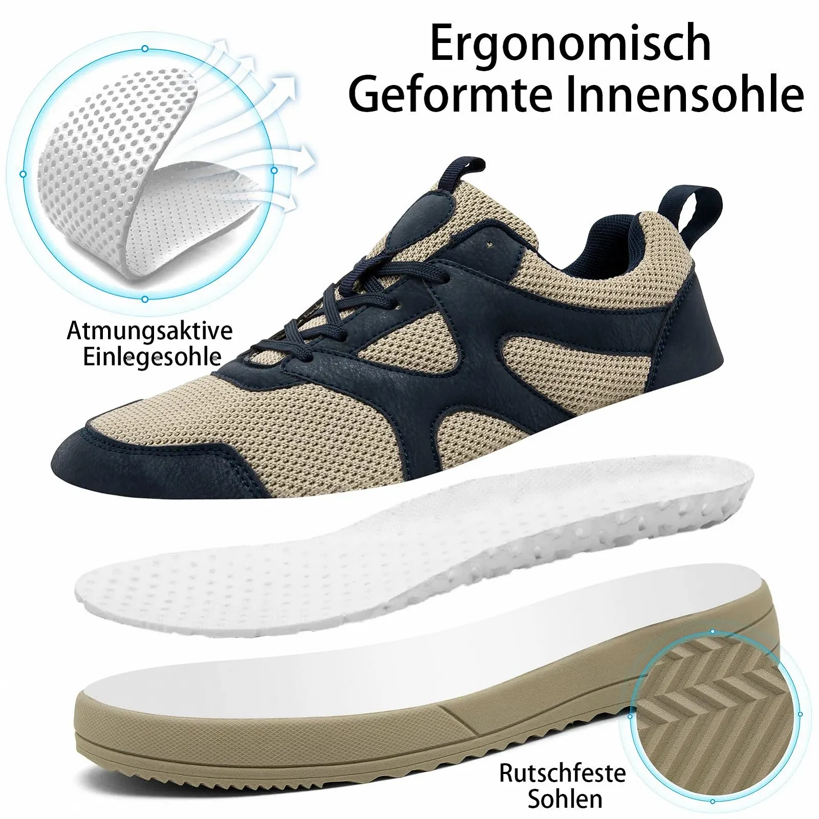 Мужские Кроссовки QIJGS, фото №2