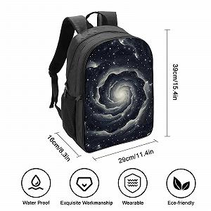 Рюкзак DPEOANEBN A Sky Full of Galaxies Дитячий шкільний рюкзак 3D мультяшний принт для хлопчиків, учнів початкової та середньої школи, 40x28x16 см synthetic.ua - Фото 1