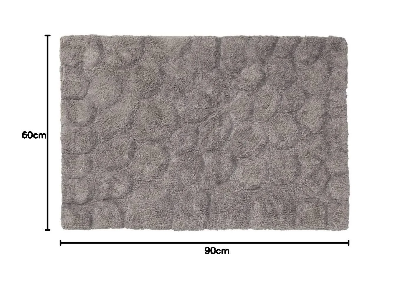 Коврик для ванной Sealskin Серый 60 x 90 см, фото №2 Коврик для ванной Sealskin Серый 60 x 90 см, фото №2
