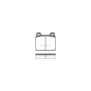 Комплект гальмівних колодок, дискове гальмо TRISCAN 8110 29211 передня вісь - Фото 1