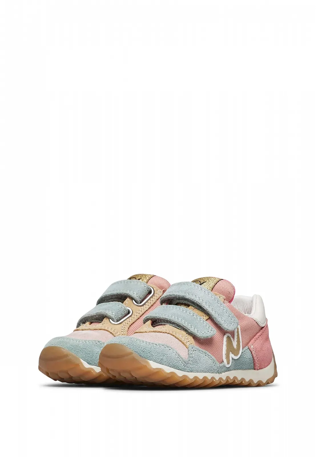 Пинетки Naturino Sammy 2 Vl. Suede / Net Серый Bermuda, фото №9