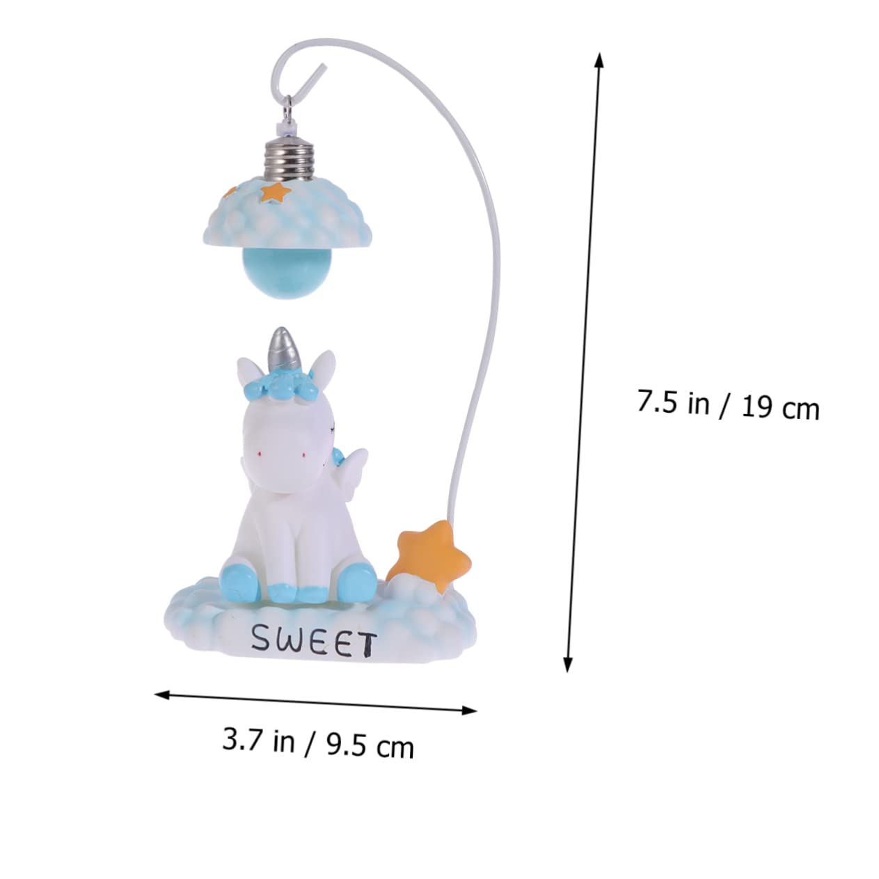 Светильник Housoutil Настольный Ночничок Декоративный Светильник Декоративный Ночник Сердце Девочки Детский Авто Зарядка, фото №6