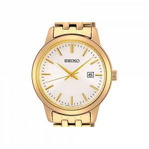 Годинник Кварцовий Жіночий Seiko SUR412P1 Золотий synthetic.ua - Фото 1