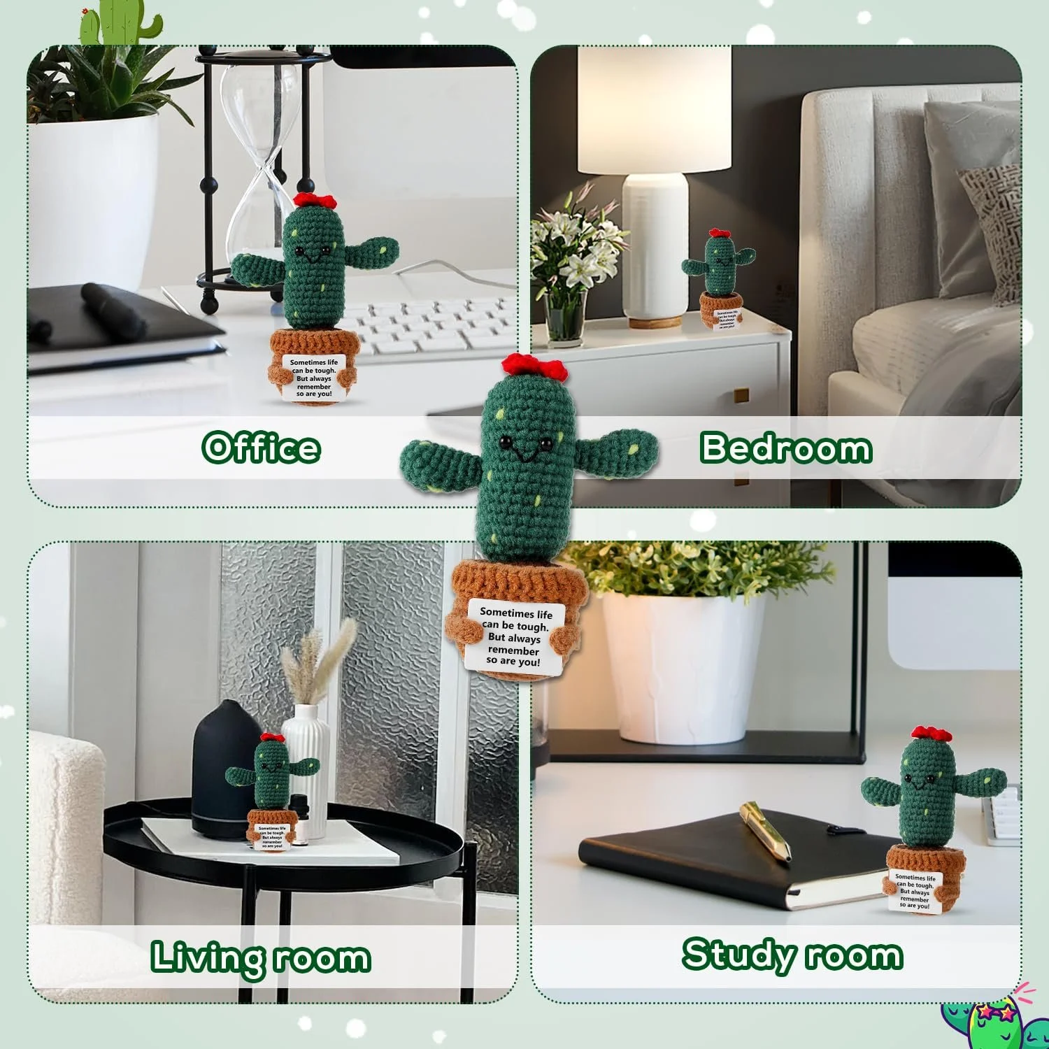 lasuroa Crochet Cactus 13,5 см Позитивная картошка игрушка Вязаная, фото №6 lasuroa Crochet Cactus 13,5 см Позитивная картошка игрушка Вязаная, фото №6