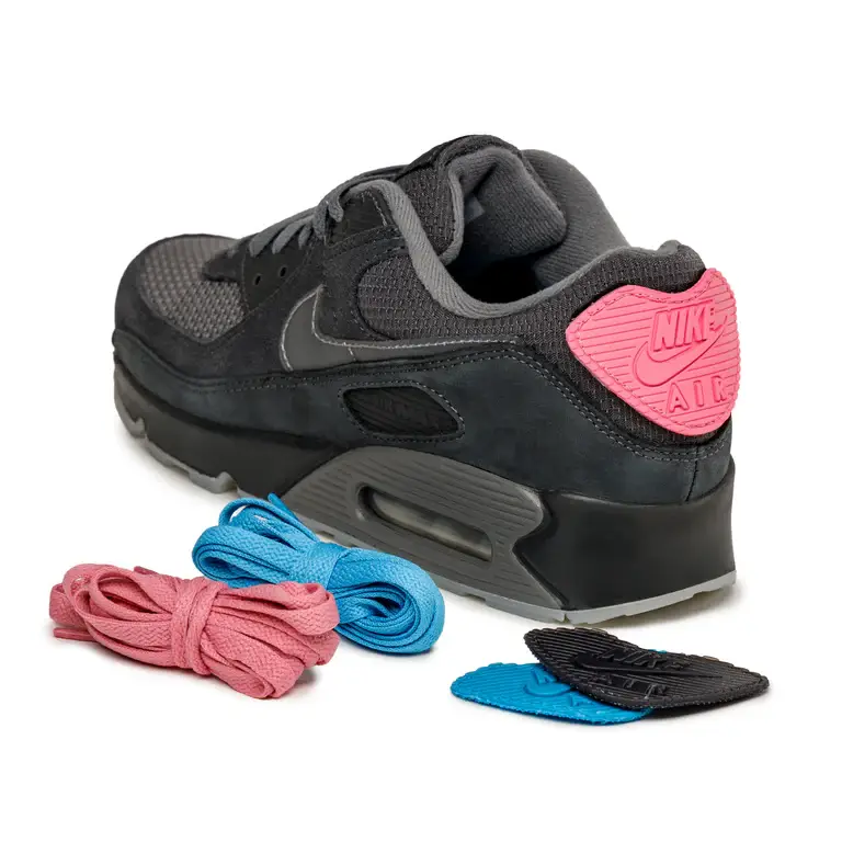 Кроссовки Nike Air Max 90 Anthracite / Light Smoke Grey / Black Размер 41, фото №7
