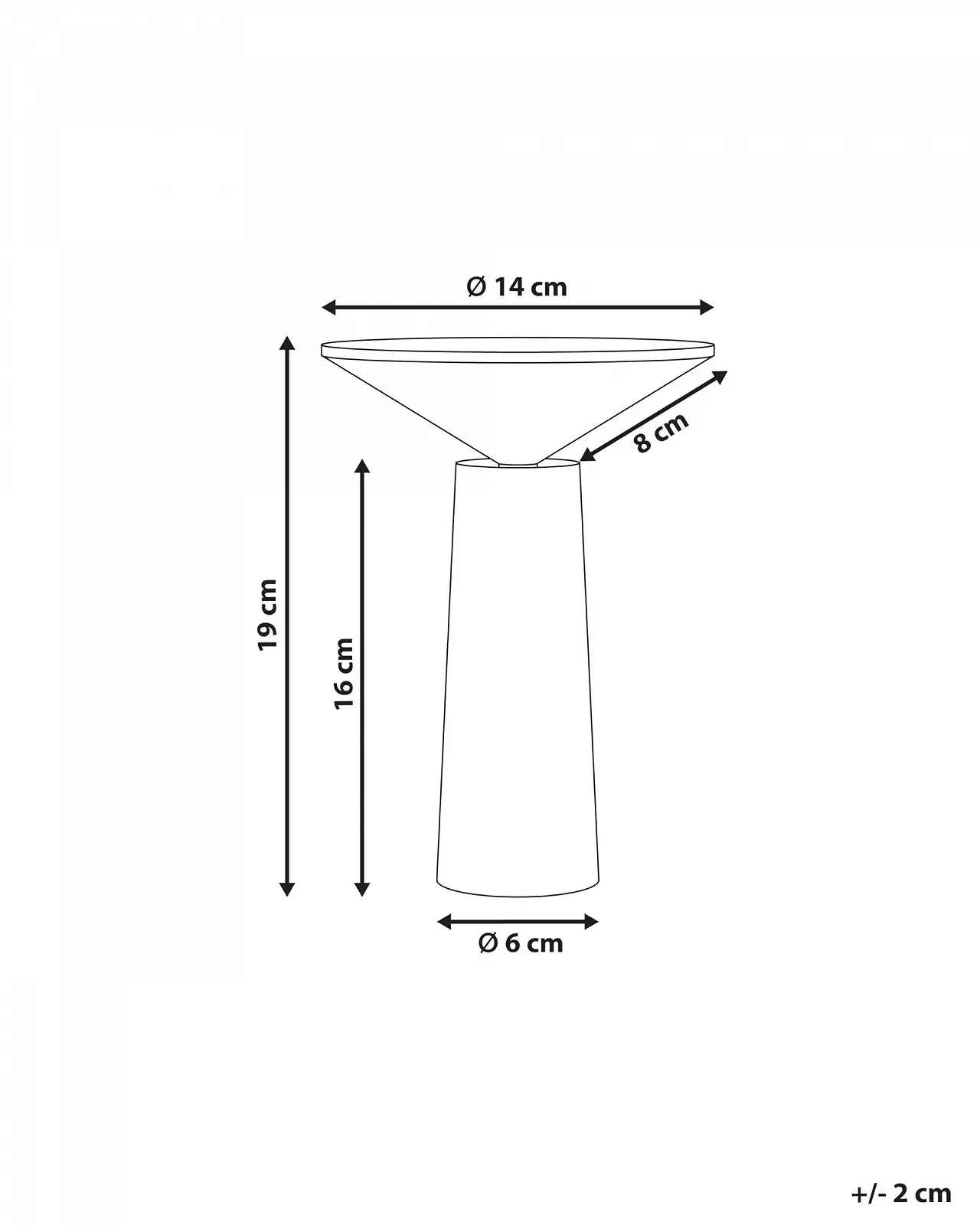 Настільна лампа Levira LED Акумуляторна Бездротова Сенсорна Біла, фото №3