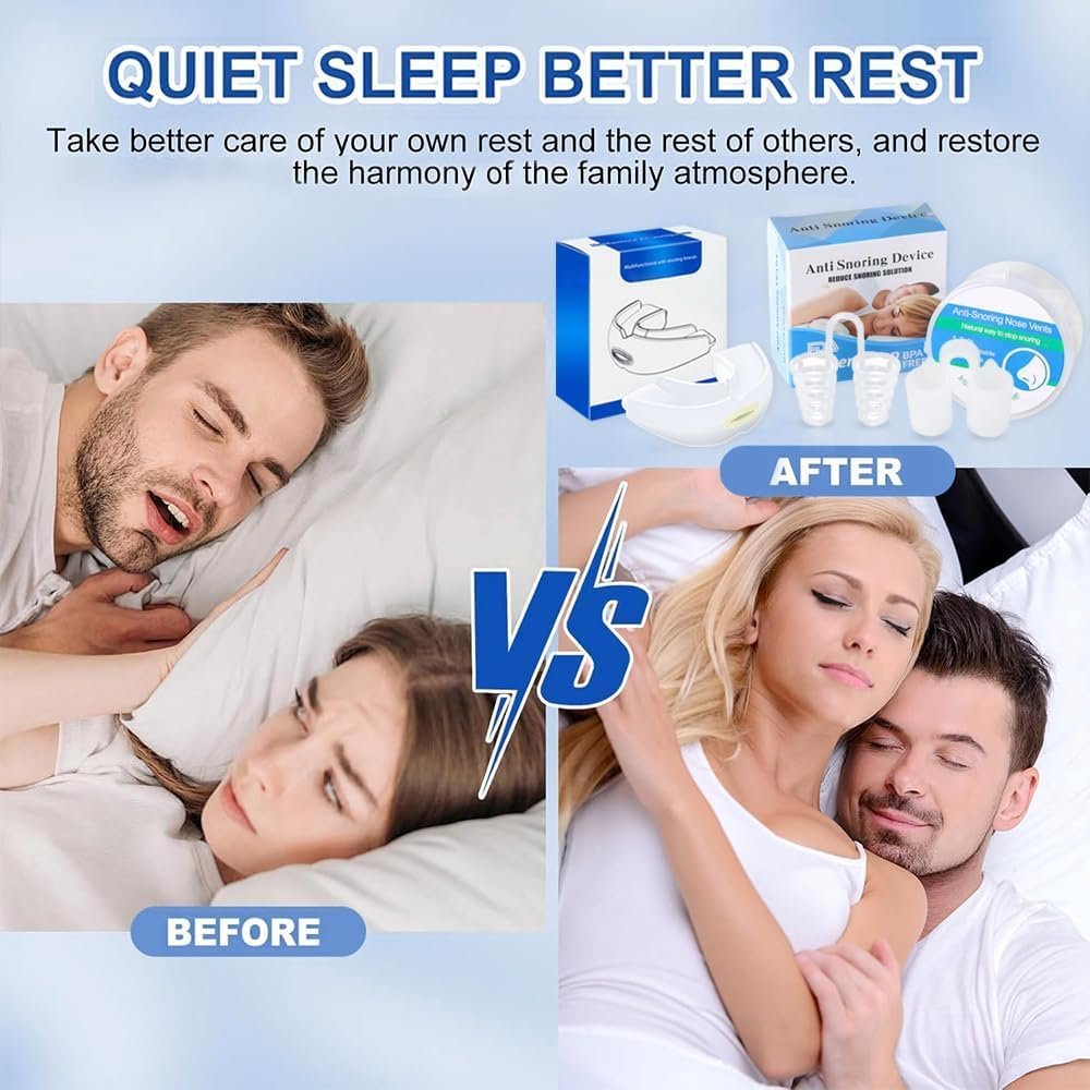 Набір проти хропіння 3 в 1 Стопор для хропіння, фото №5 Набір проти хропіння 3 в 1 Стопор для хропіння, фото №5