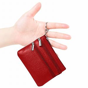 Кошелек Case Женский Маленький на молнии для ключей (Вино, One Size) synthetic.ua - Фото 1
