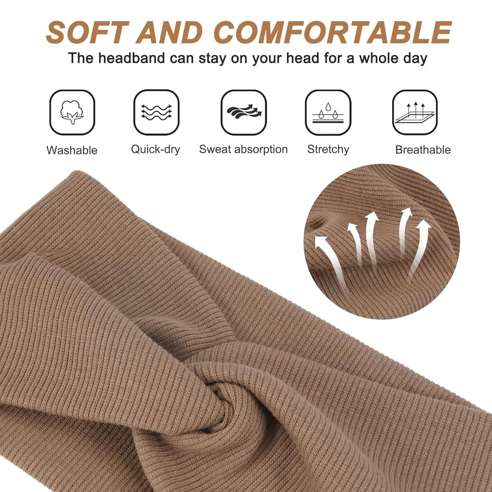 Набір пов'язок на голову, фото №4 Набір пов'язок на голову, фото №4