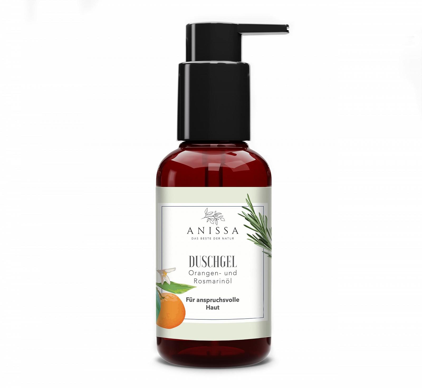 Гель для душу Anissa Naturkosmetik для чутливої шкіри зволожуючий 100 мл, фото №1