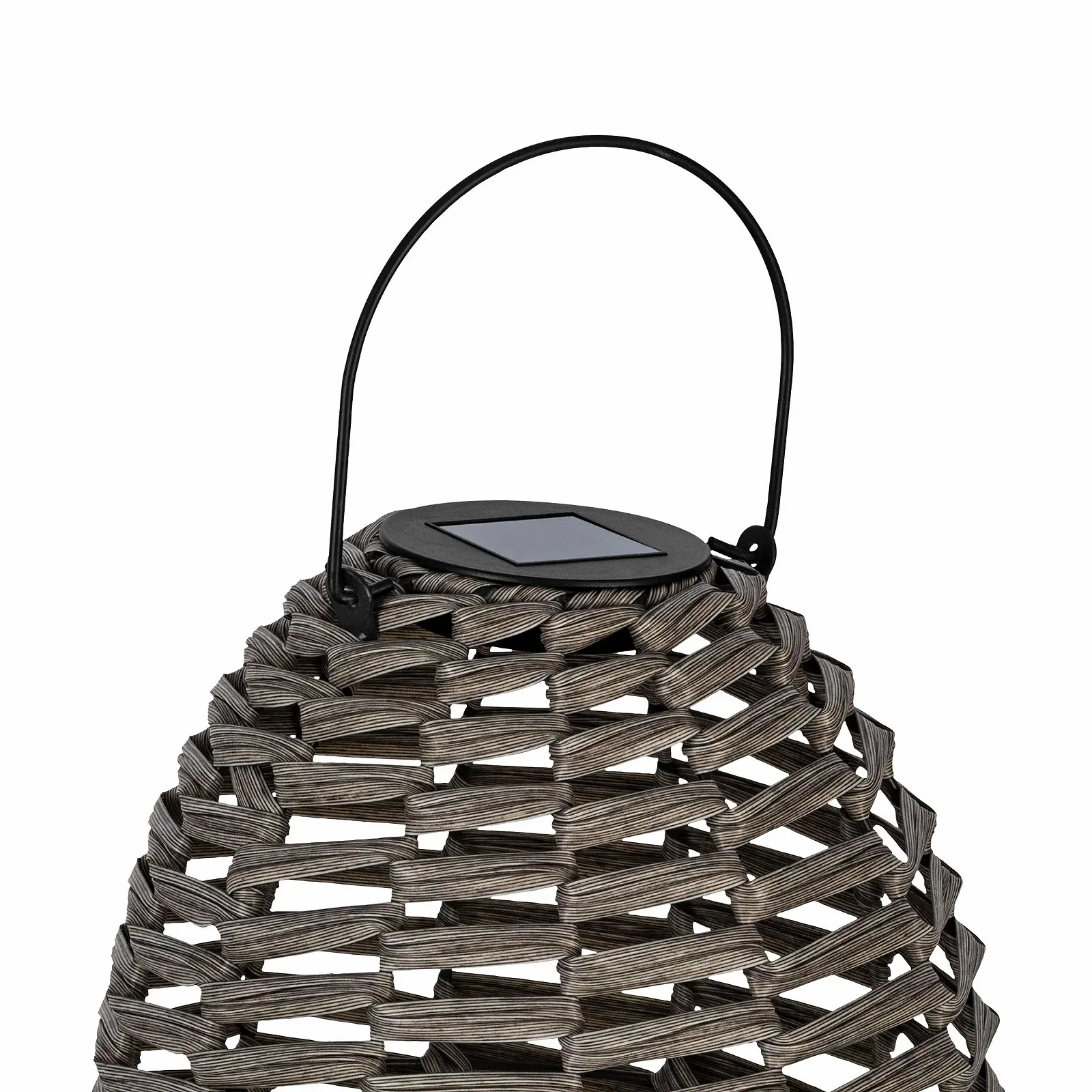 Настільна лампа Eglo Solar LED Wicker Сіра, фото №3