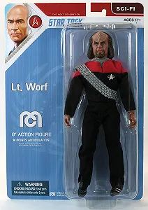 Екшн-фігурка MEGO CORPORATION Star Trek: Deep Space Nine Lt. Worf 8 дюймів synthetic.ua - Фото 1