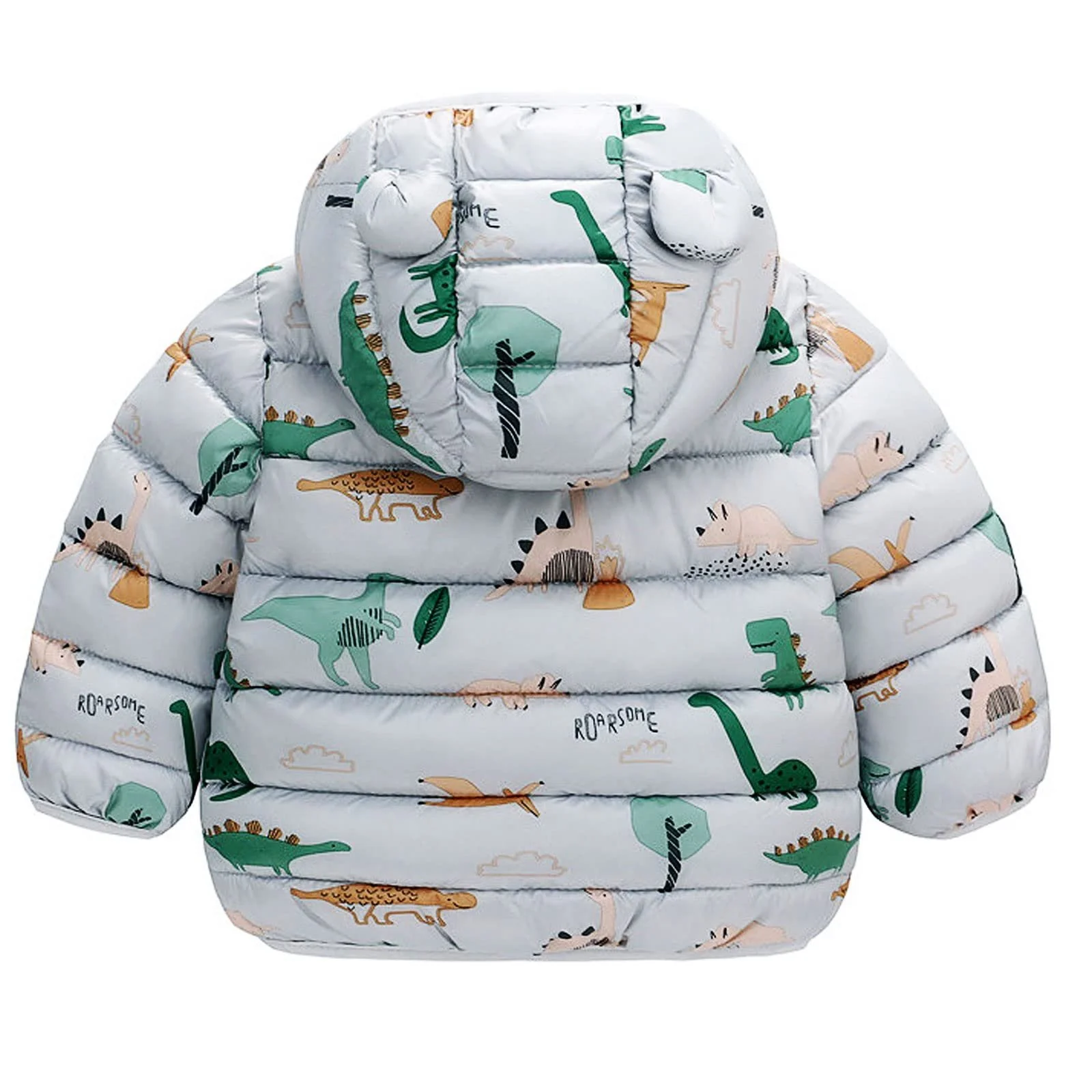 Куртка JinBei для малюків, зимова куртка з капюшоном для хлопчиків, фото №2