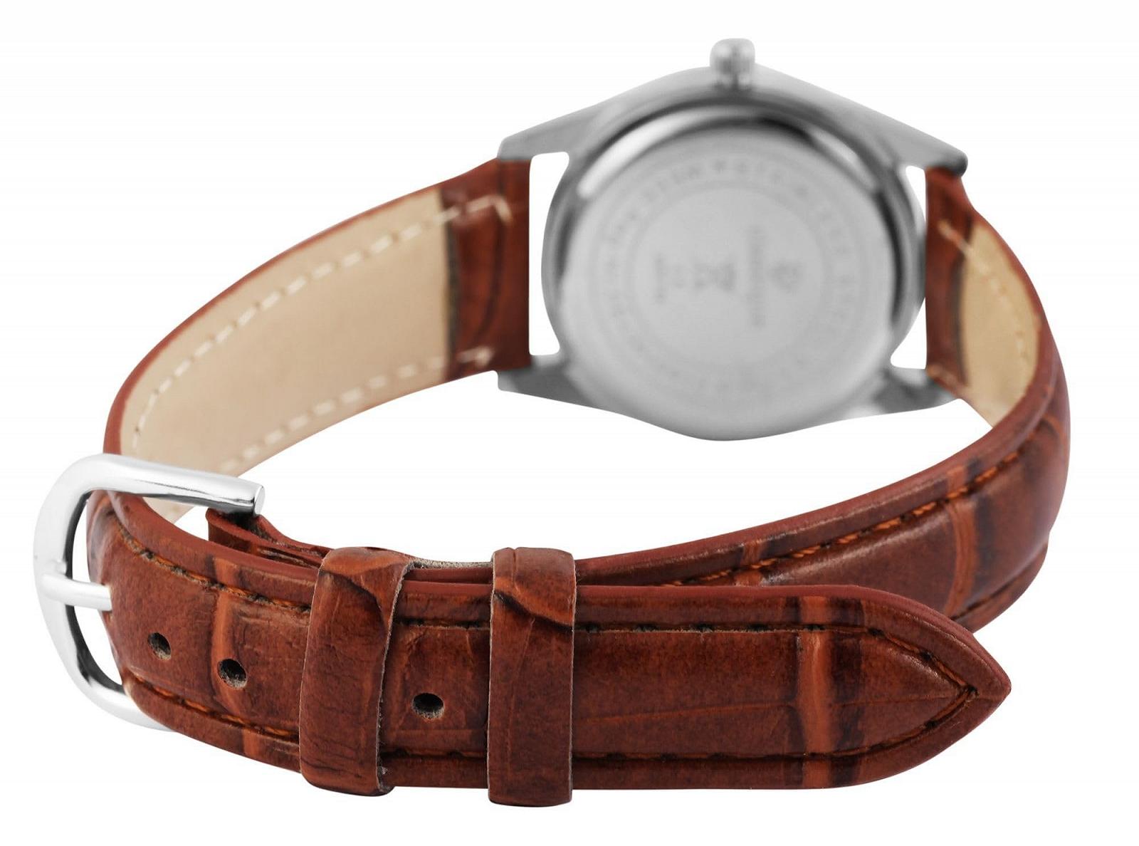 Жіночий наручний годинник Excellanc Ремінець зі штучної шкіри 28 см, корпус 26 мм, мінеральне скло, кварцовий механізм, застібка-пряжка, легкий для читання, фото №3