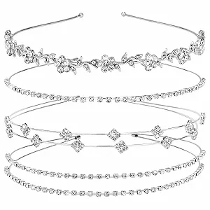 Обруч со стразами 4 шт Блестящий - Фото 1