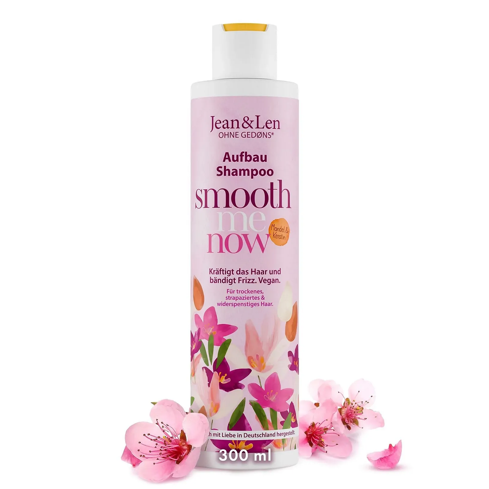 Шампунь Jean & Len Восстанавливающий Миндаль & Кератин для поврежденных волос 300 мл, фото №1 Шампунь Jean & Len Восстанавливающий Миндаль & Кератин для поврежденных волос 300 мл, фото №1