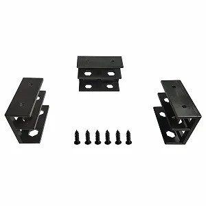 Кронштейн для ноутбука PIAOLGYI Под стол для Notebook MacBook Совместим с 2 шт 0-30 мм Двухслойный пластик (3 шт в упаковке) - Фото 1