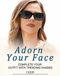 Сонцезахисні окуляри LVIOE Жіночі Поляризовані Вінтажні Великі Обгортаючі Дизайнерські з UV400 Захистом synthetic.ua - Фото 1