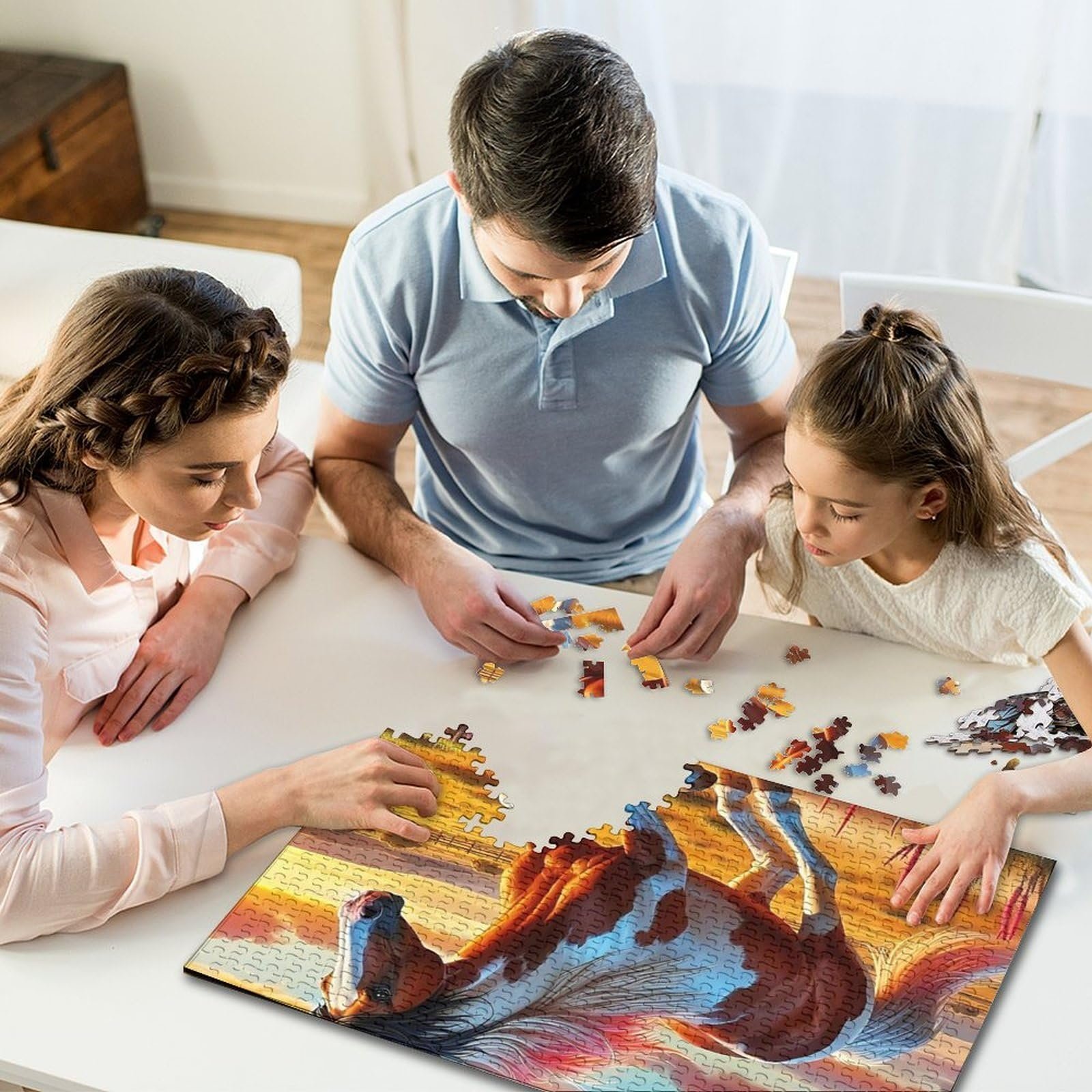 Пазл 1000 деталей Конь 38 x 26 см, фото №3