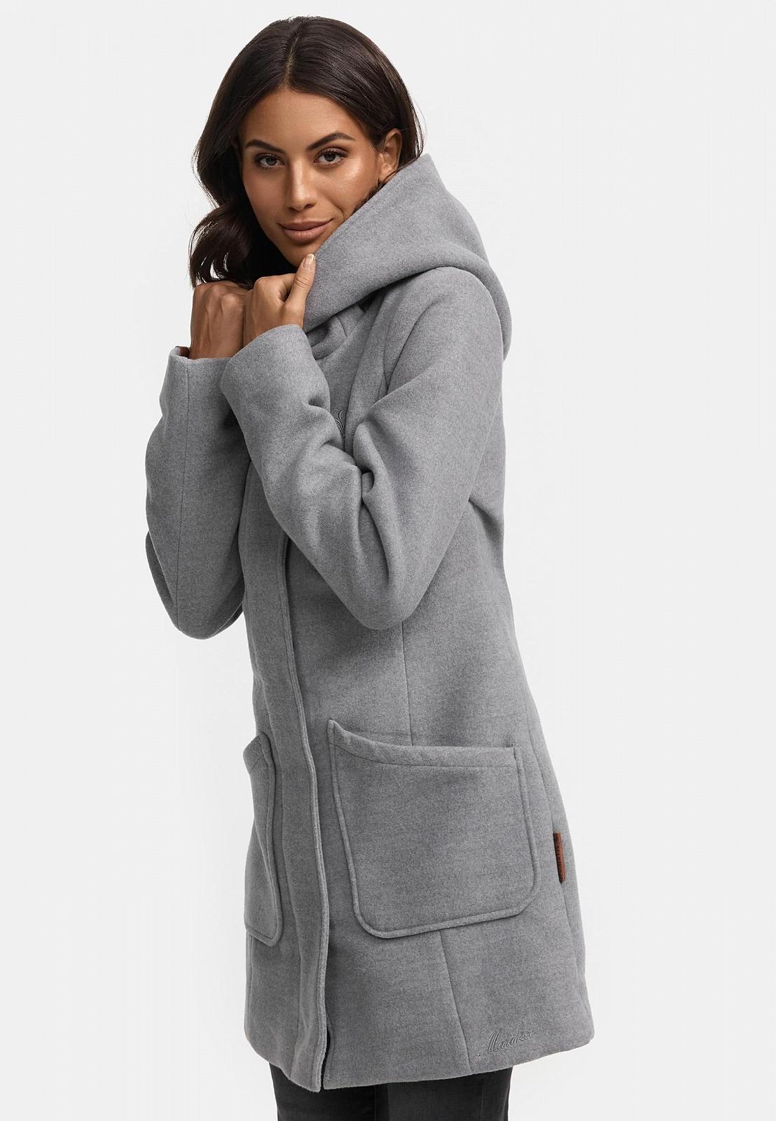 Вовняне пальто Maikoo Жіноче, Тепле з капюшоном, фото №8
