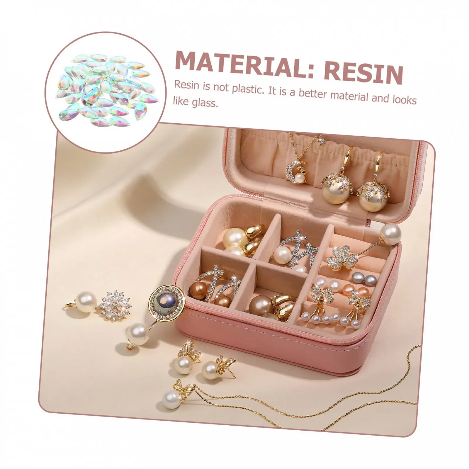 Краплі Ipetboom 100 шт. Аксесуари з дорогоцінним камінням, фото №7