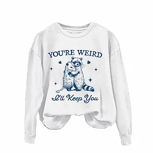 Женский Пуловер Обычный Свободный Свитшот Модный С круглым вырезом Без капюшона с принтом Голова Санты - Фото 1