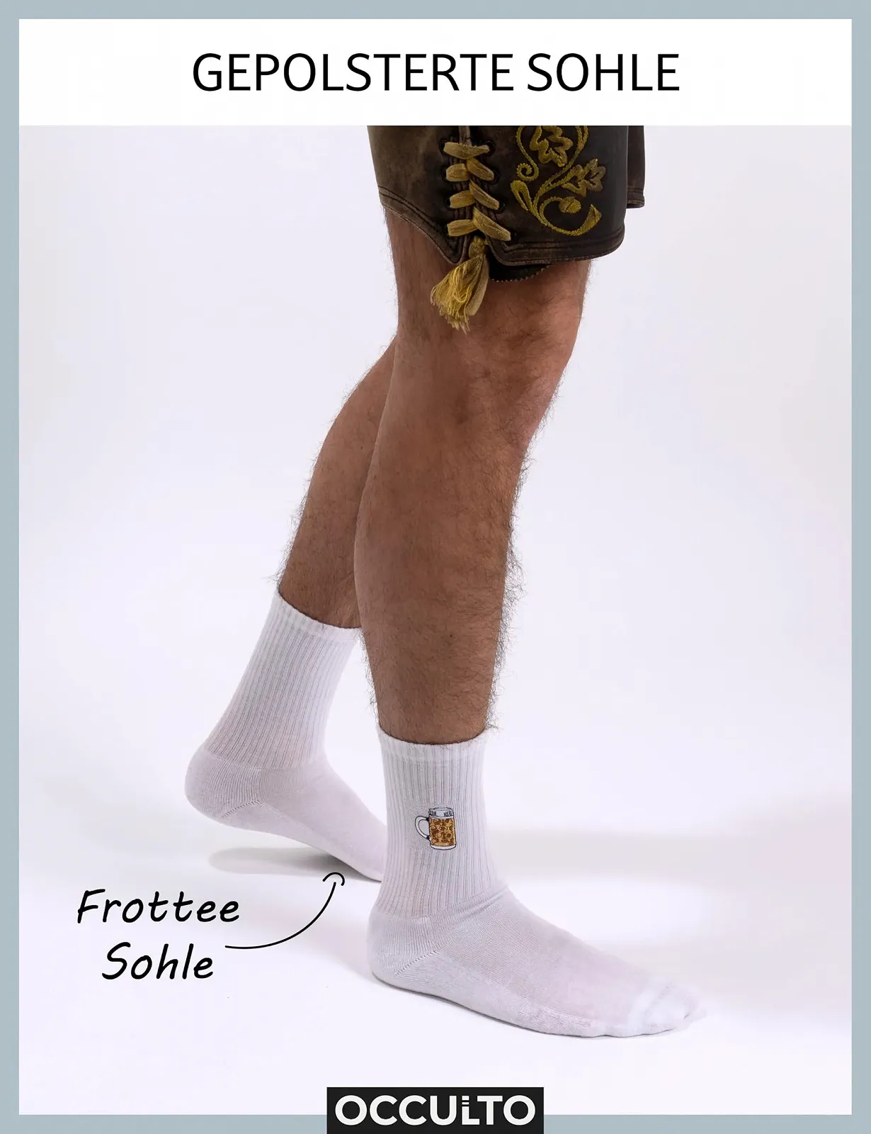 Теннисные носки Occulto Robin, 3 пары, фото №2