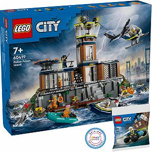 Lego City 60419 Поліцейський відділок на В'язничному острові та 30664 Поліцейський багі офф-роуд - Фото 1