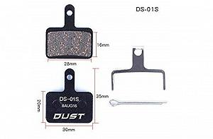 Колодки тормозные полуметалл disc DUST DS-01S Shimano M515/M446/Tektro Draco и др - Фото 1